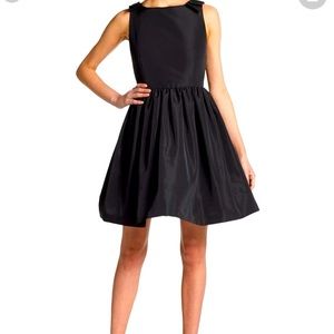 RED Valentino black “bow shoulder” dress